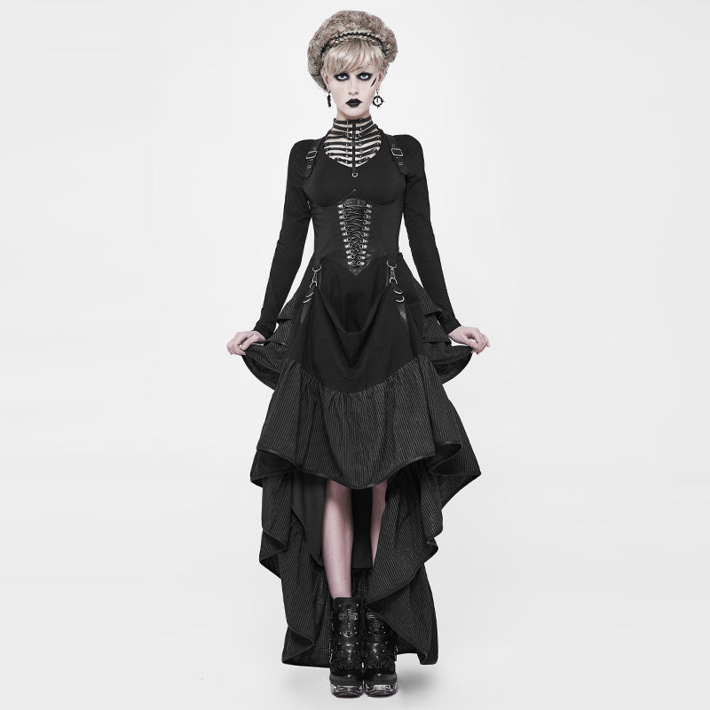 Steampunk Two Wear Long Dress  没有库存