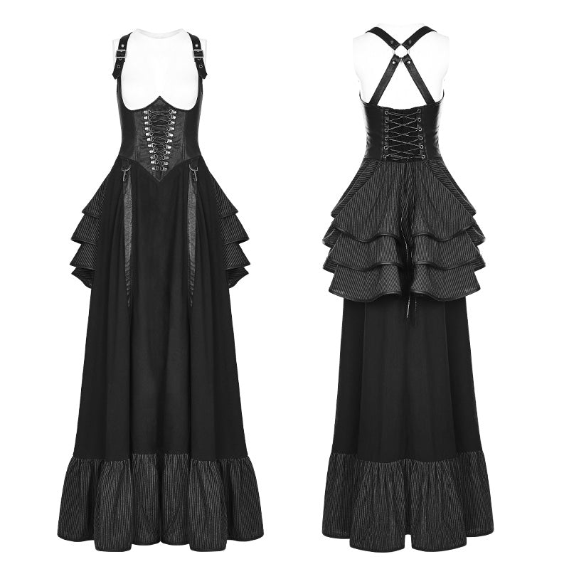 Steampunk Two Wear Long Dress  没有库存