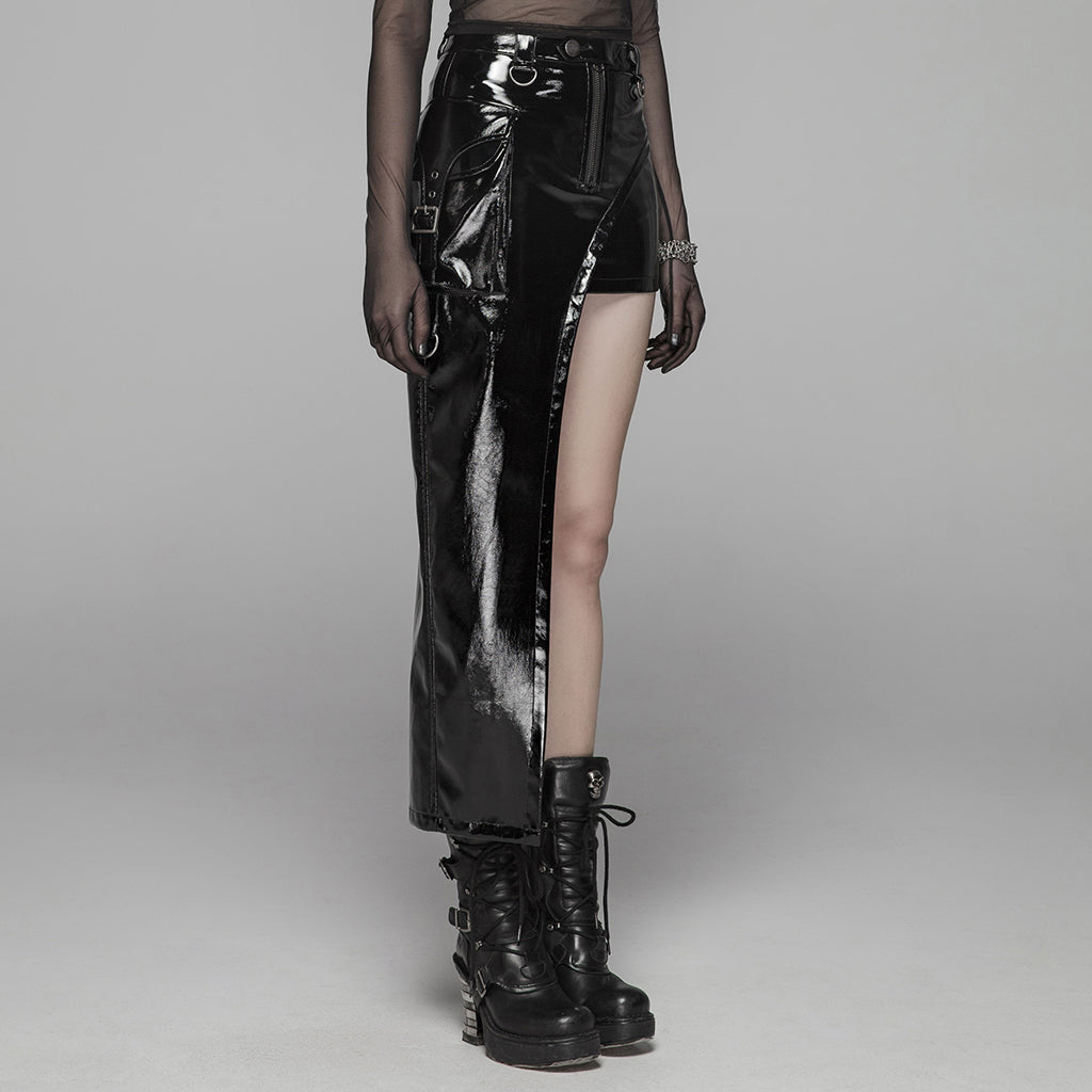 Punk Asymmetric Skirt