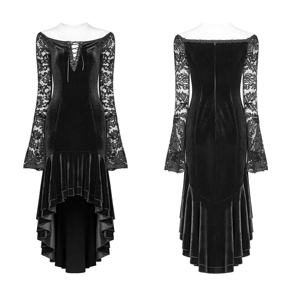 Gothic Velvet Lace Dress