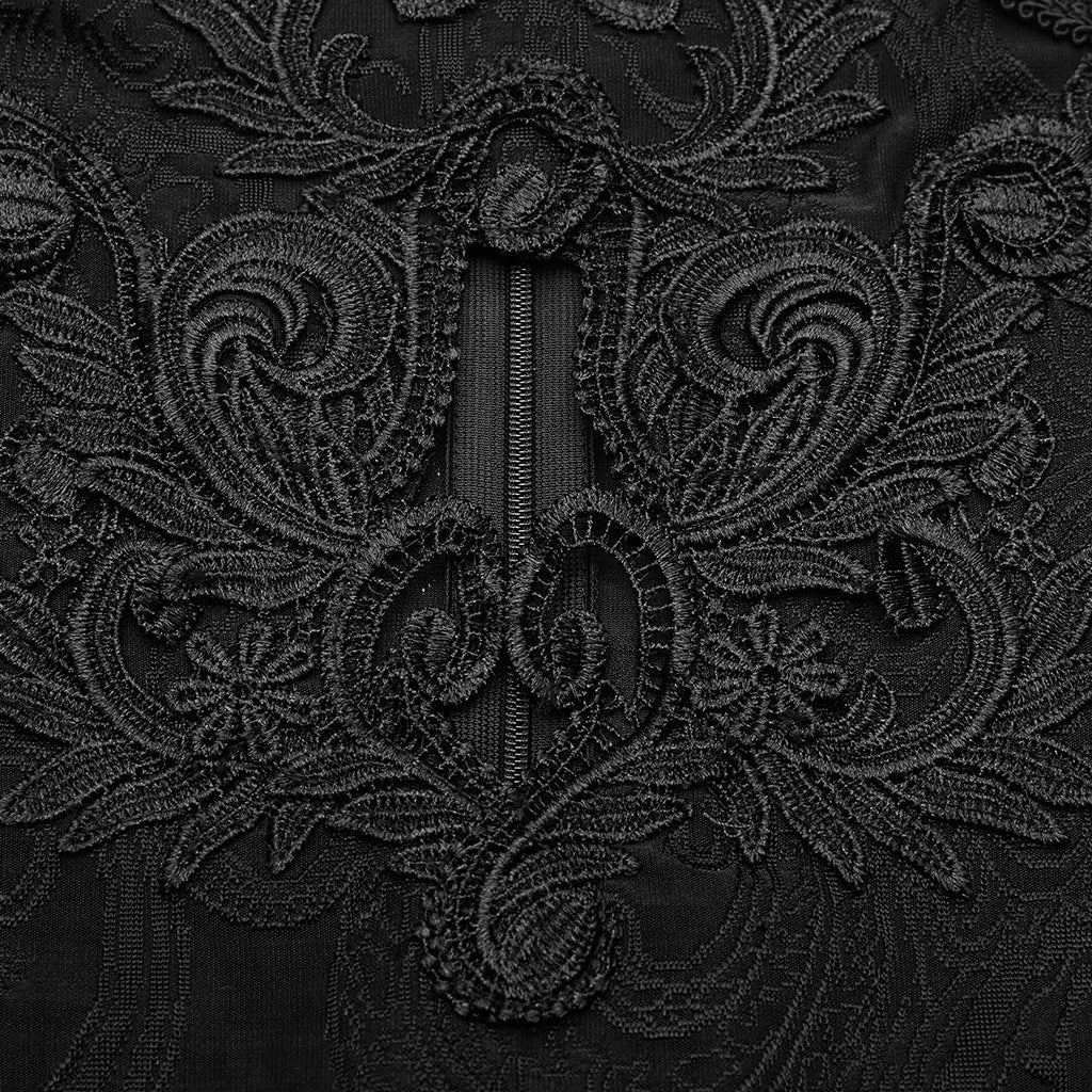Gothic jacquard knit dress