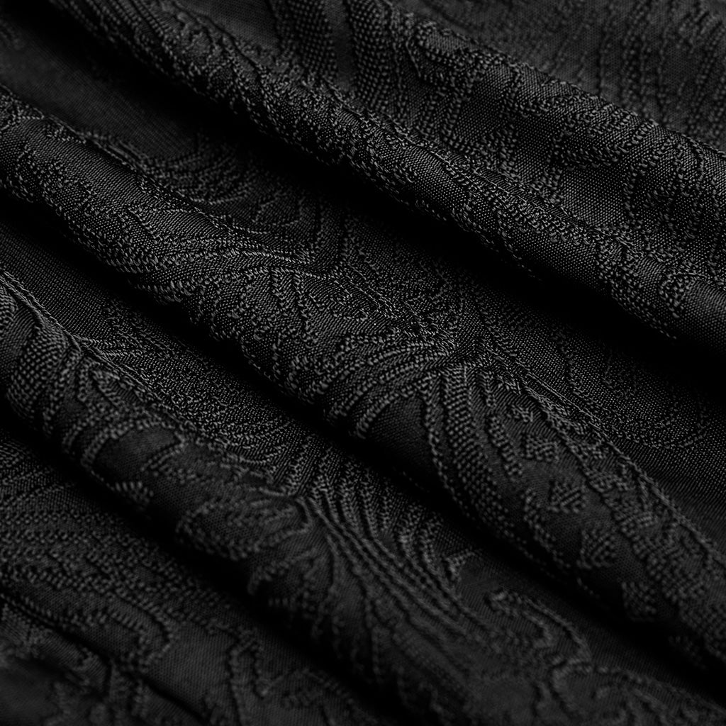 Gothic jacquard knit dress