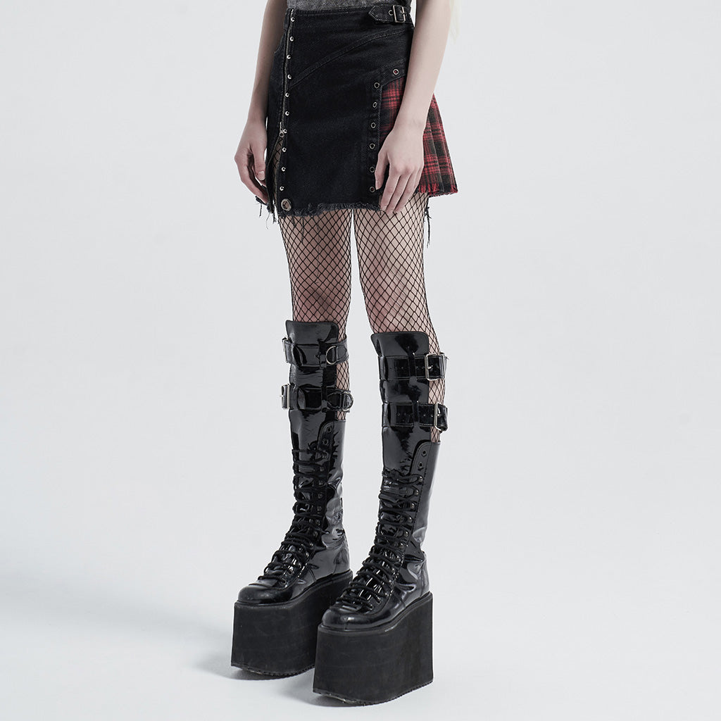 Punk rough short skirt WQ-493BQF