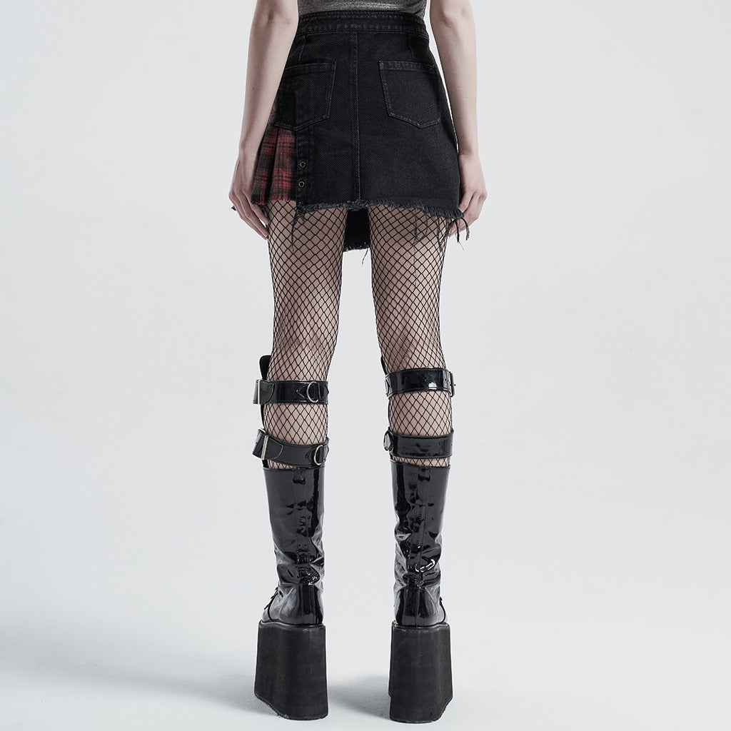 Punk rough short skirt WQ-493BQF