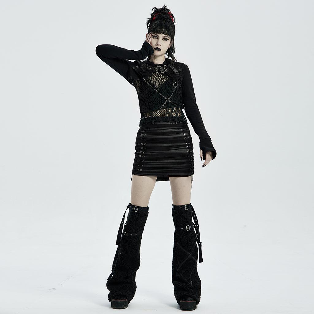 Steam tassel half skirt - Punk Rave Original Designer Clothing