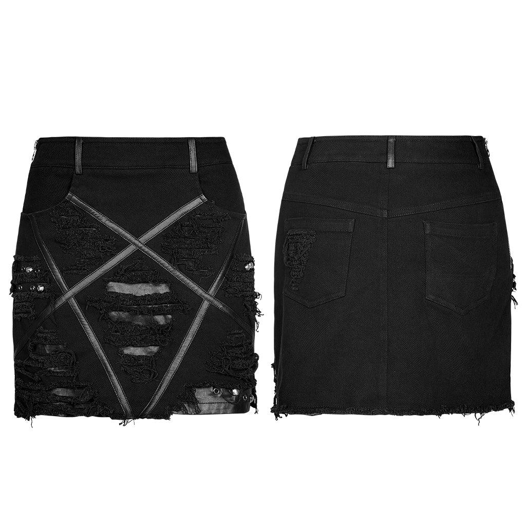 Gothic decadent women's skirt WQ-537BQF