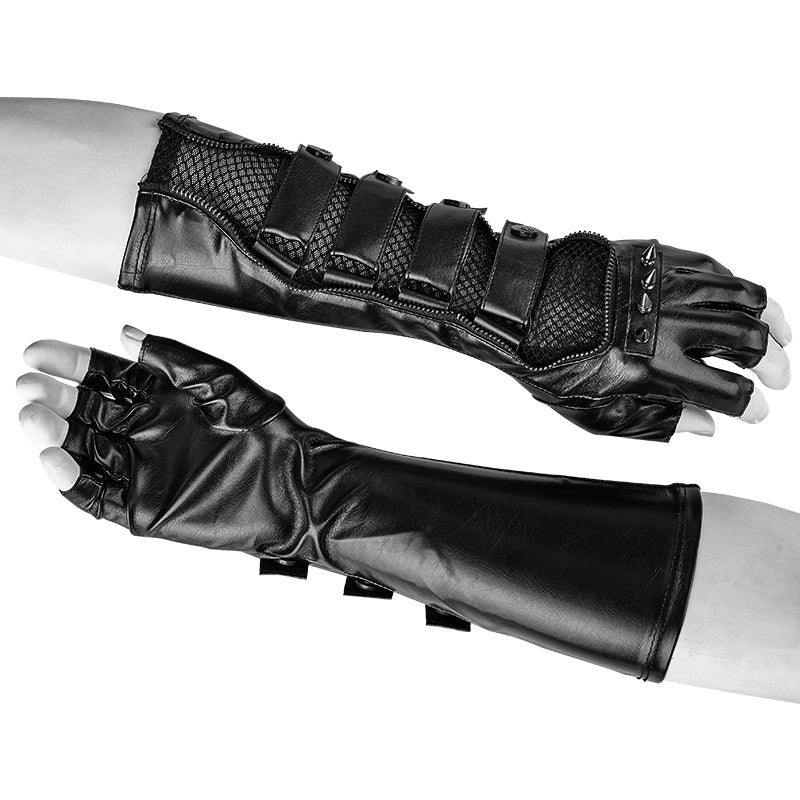 Punk "Bound Shouting" Long Gloves - Punk Rave Original Designer Clothing