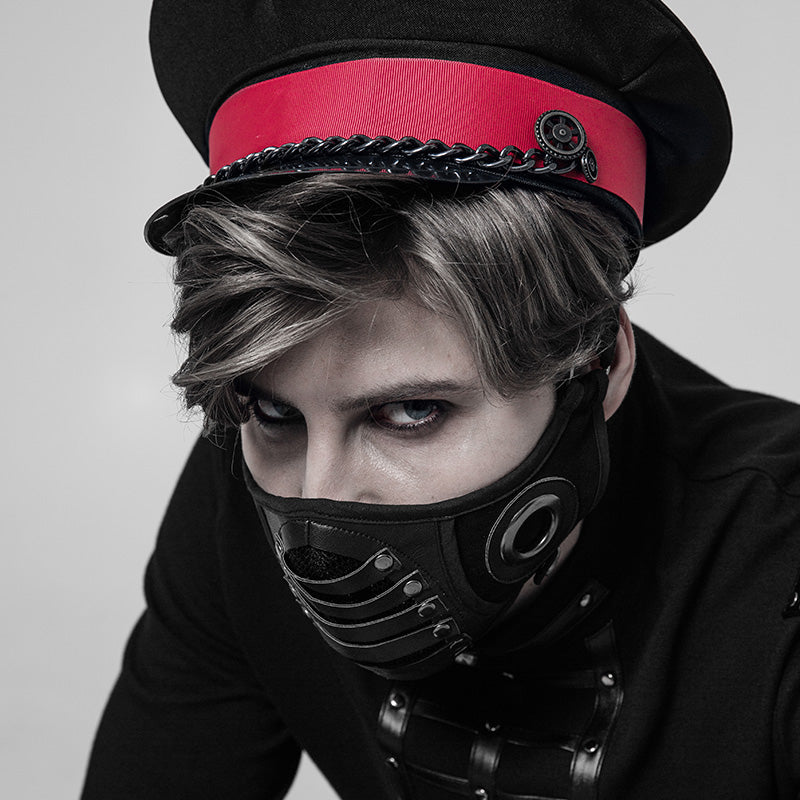 Punk Ninja imitation suede PU Mask WS-270KZM