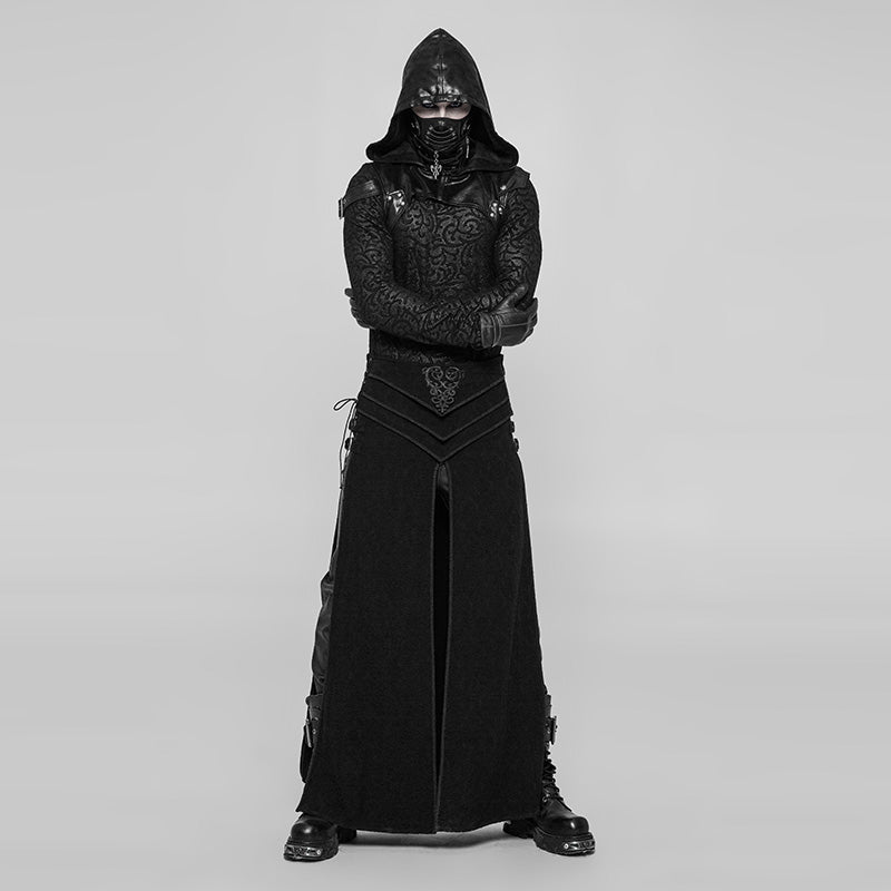Punk Ninja imitation suede PU Mask WS-270KZM