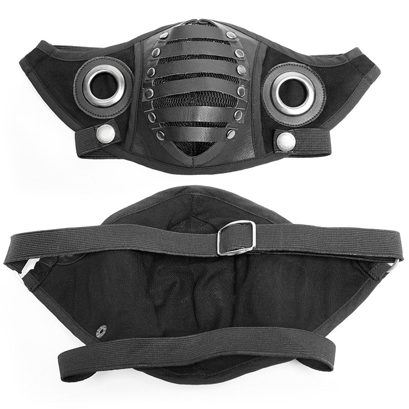Punk Ninja imitation suede PU Mask WS-270KZM