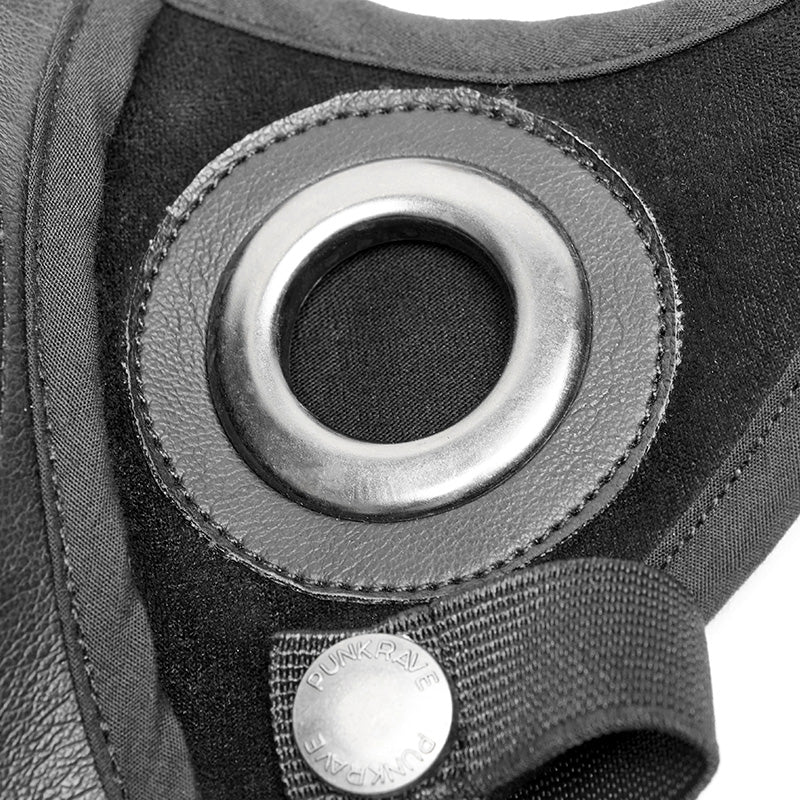 Punk Ninja imitation suede PU Mask WS-270KZM