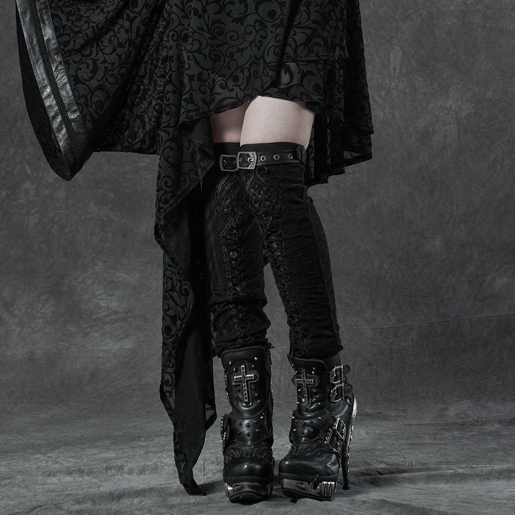 Gorgeous Gothic leg warmer WS-399JTF - Punk Rave Original Designer Clothing