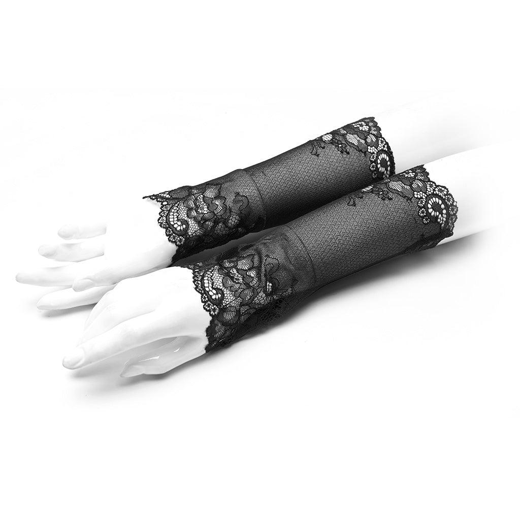Goth daily lace gloves - Punk Rave Original Designer Clothing