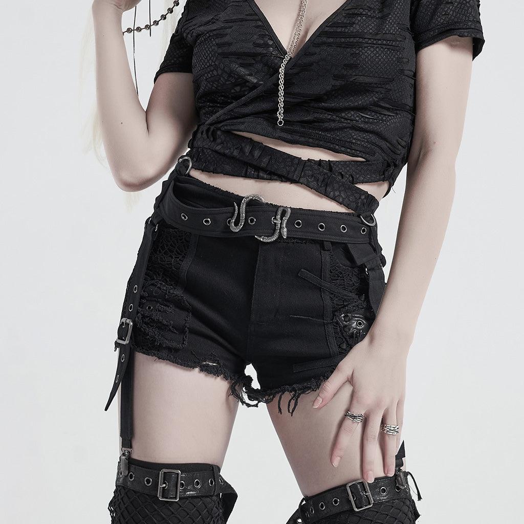 Punk female strap belt loop - Punk Rave Original Designer Clothing