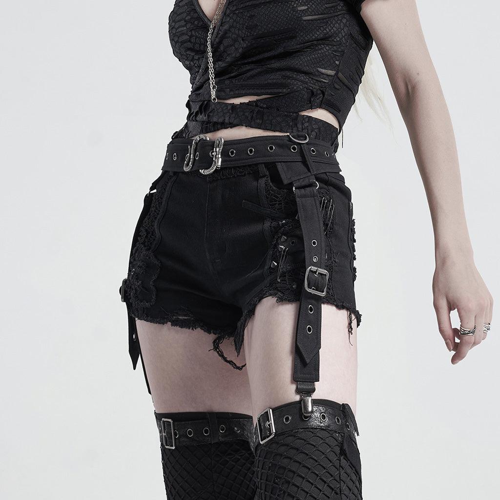 Punk female strap belt loop