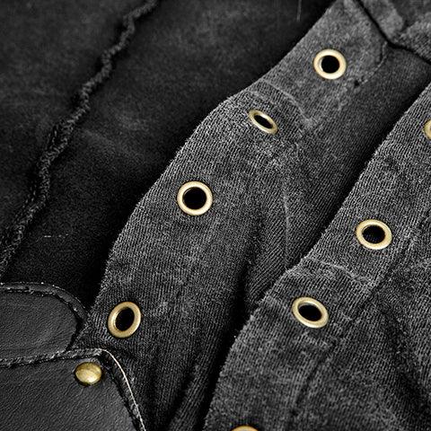 Gothic styles front strap binding rope vest T-421 - Punk Rave Original Designer Clothing