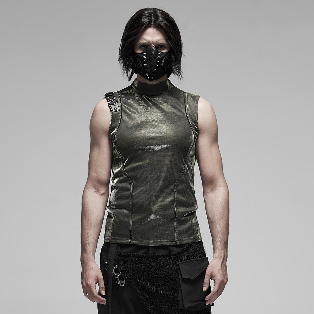 Punk futuristic sleeveless Men's t-shirt WT-617BXM