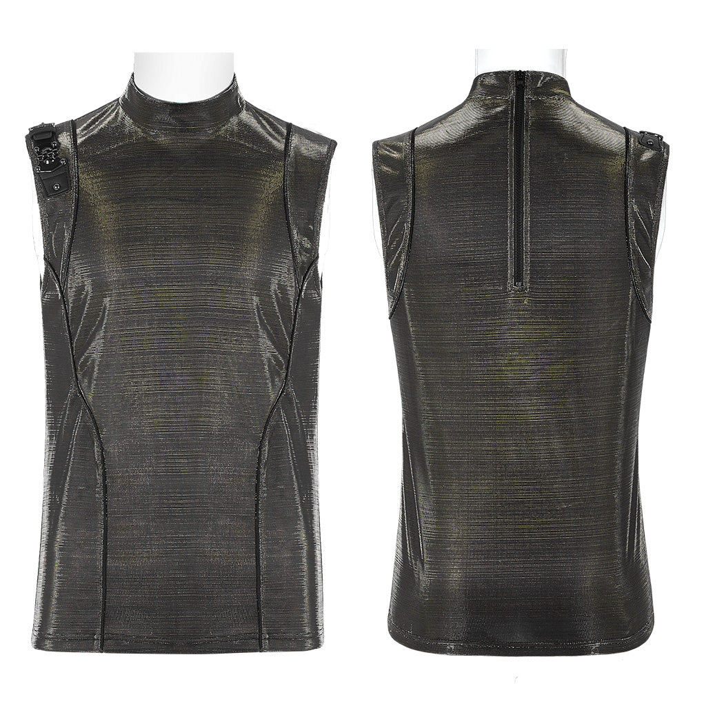 Punk futuristic sleeveless Men's t-shirt WT-617BXM