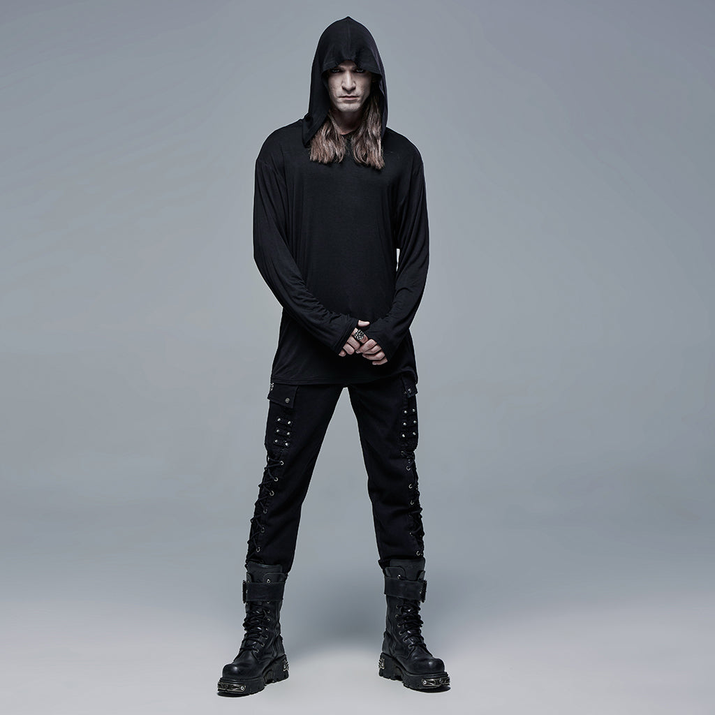 Goth Simple Two-Piece T Shirt - Punk Rave Original Designer Clothing