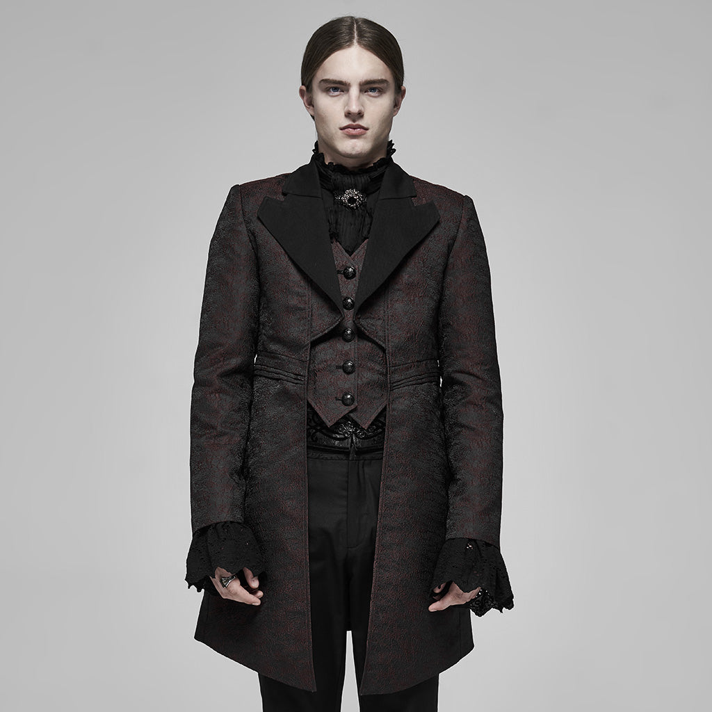 Steampunk fills jacquard coat