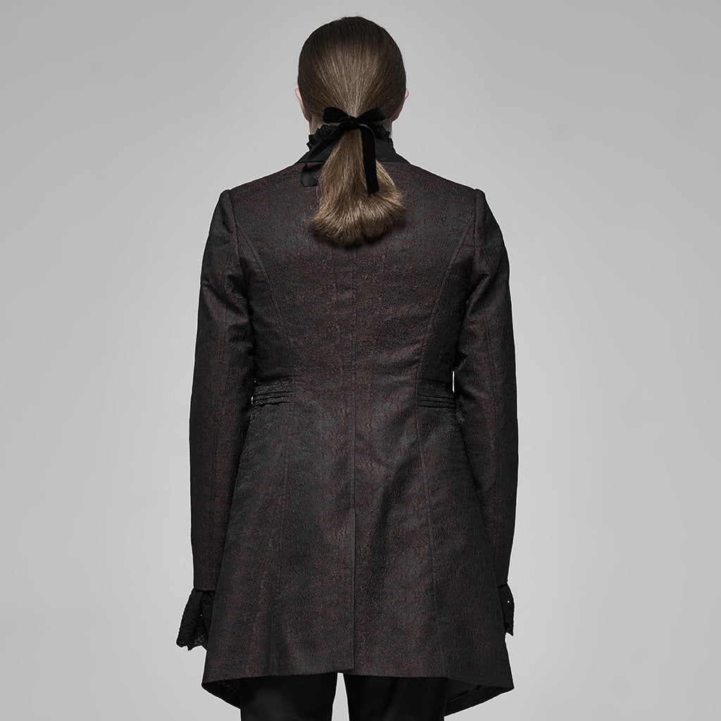 Steampunk fills jacquard coat