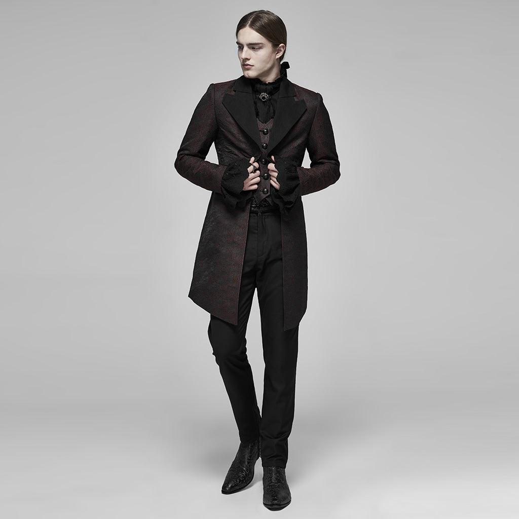 Steampunk fills jacquard coat