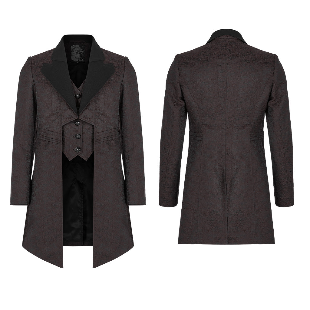Steampunk fills jacquard coat