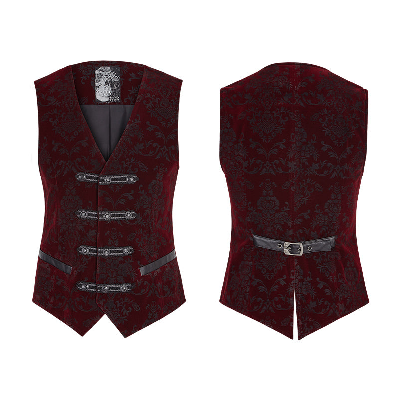 Gothic Printing Color Waistcoat Y-813 - Punk Rave Original Designer Clothing
