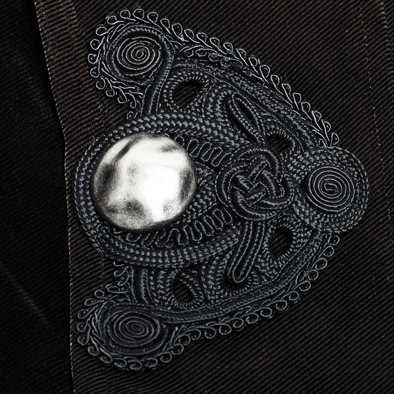 Detachable gentleman gothic style Jacket long coat WY-908XCM